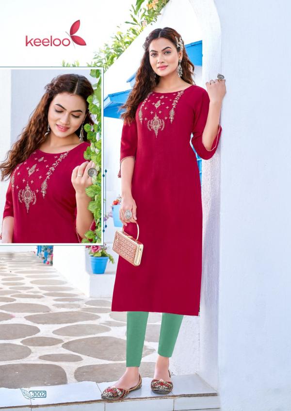 Keeloo Kanika Vol 3 Fancy Rayon Designer Kurti Collection